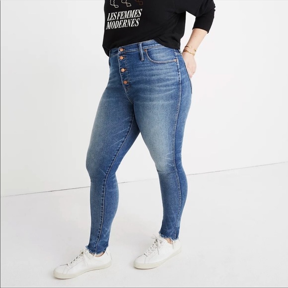 Madewell Tall 10" High-Rise Skinny Jeans Plus Size - Picture 1 of 15
